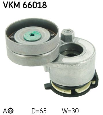 Tensioner Pulley, V-ribbed belt SKF VKM 66018