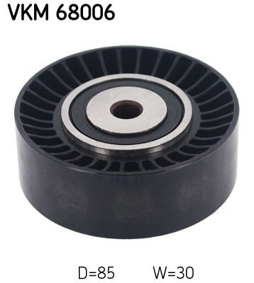 Deflection/Guide Pulley, V-ribbed belt SKF VKM 68006