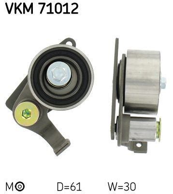 SKF VKM 71012 Tensioner Pulley, timing belt