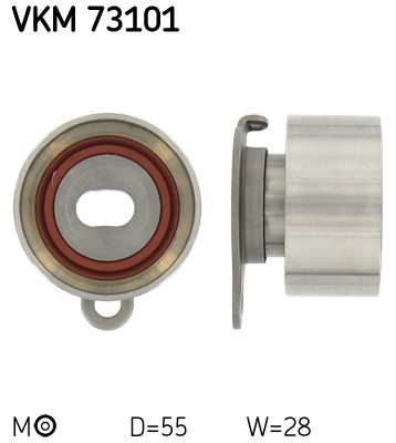 Tensioner Pulley, timing belt SKF VKM 73101