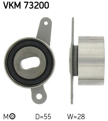 Tensioner Pulley, timing belt SKF VKM 73200