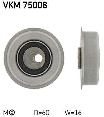 SKF VKM 75008 Tensioner Pulley, timing belt