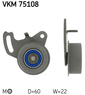 Tensioner Pulley, timing belt SKF VKM 75108