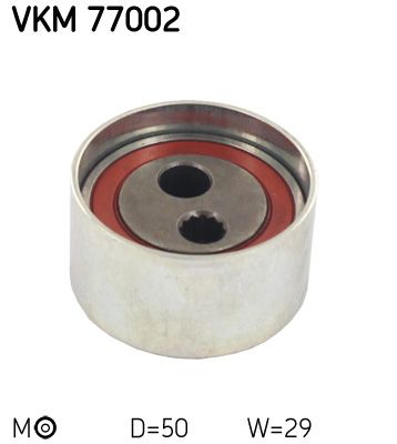 Tensioner Pulley, timing belt SKF VKM 77002