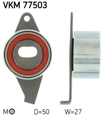 Tensioner Pulley, timing belt SKF VKM 77503