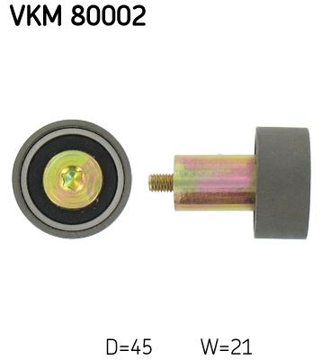 Deflection/Guide Pulley, timing belt SKF VKM 80002