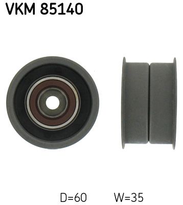 Deflection/Guide Pulley, timing belt SKF VKM 85140
