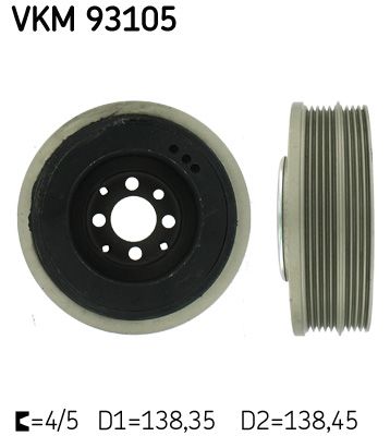 SKF VKM 93105 Belt Pulley, crankshaft