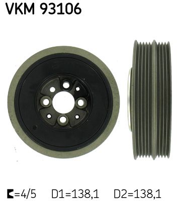 Belt Pulley, crankshaft SKF VKM 93106