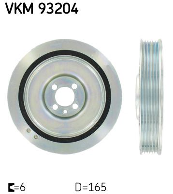 SKF VKM 93204 Belt Pulley, crankshaft