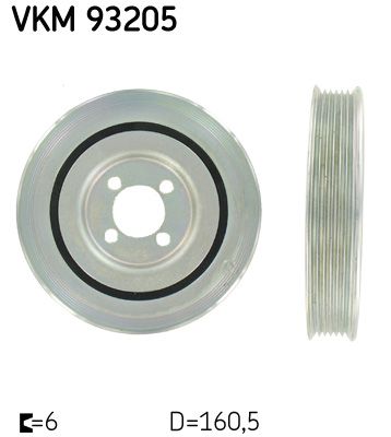 Belt Pulley, crankshaft SKF VKM 93205