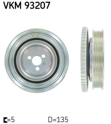 SKF VKM 93207 Belt Pulley, crankshaft