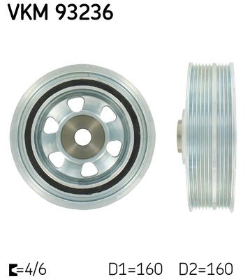SKF VKM 93236 Belt Pulley, crankshaft