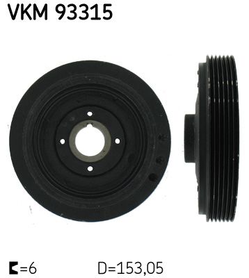 SKF VKM 93315 Belt Pulley, crankshaft