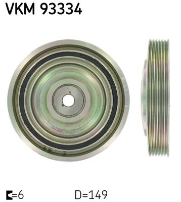Belt Pulley, crankshaft SKF VKM 93334