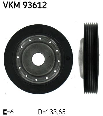 SKF VKM 93612 Belt Pulley, crankshaft