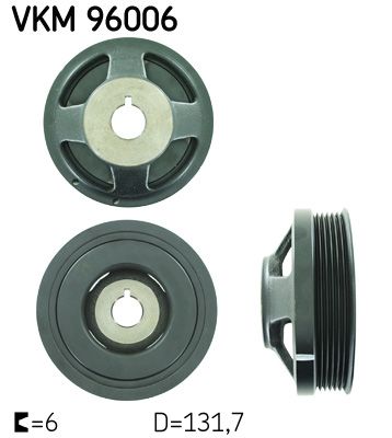 Belt Pulley, crankshaft SKF VKM 96006