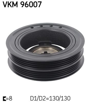 SKF VKM 96007 Belt Pulley, crankshaft