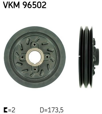 Belt Pulley, crankshaft SKF VKM 96502