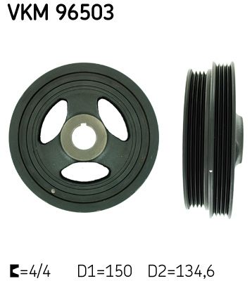 Belt Pulley, crankshaft SKF VKM 96503