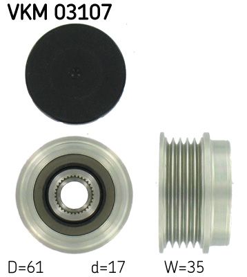SKF VKM 03107 Alternator Freewheel Clutch