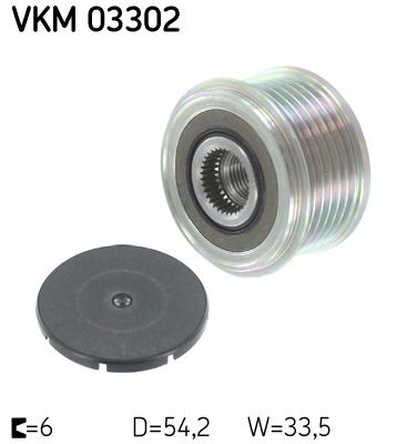 SKF VKM 03302 Alternator Freewheel Clutch