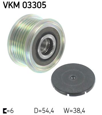 SKF VKM 03305 Alternator Freewheel Clutch