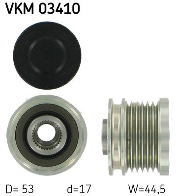 SKF VKM 03410 Alternator Freewheel Clutch