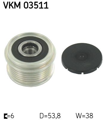 SKF VKM 03511 Alternator Freewheel Clutch