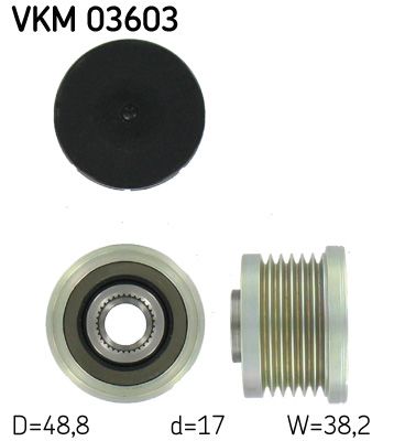 Alternator Freewheel Clutch SKF VKM 03603