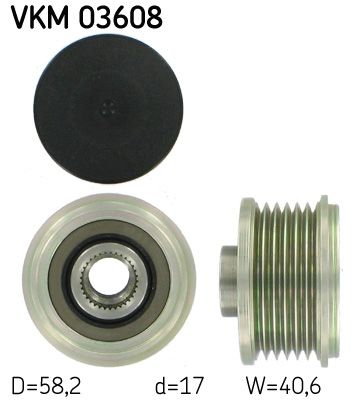 SKF VKM 03608 Alternator Freewheel Clutch