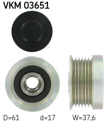 SKF VKM 03651 Alternator Freewheel Clutch