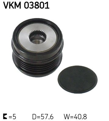 Alternator Freewheel Clutch SKF VKM 03801