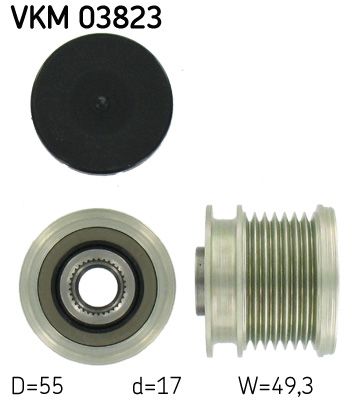 Alternator Freewheel Clutch SKF VKM 03823