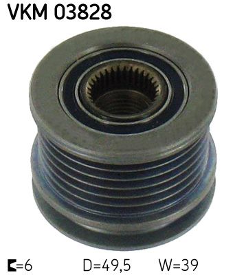 SKF VKM 03828 Alternator Freewheel Clutch