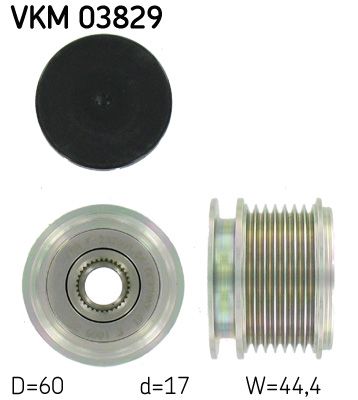 SKF VKM 03829 Alternator Freewheel Clutch