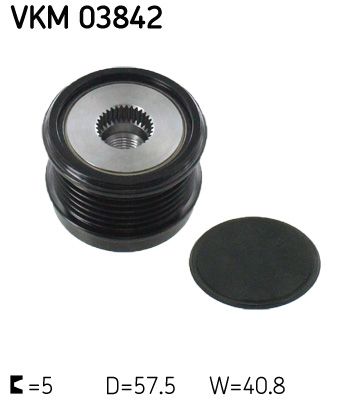SKF VKM 03842 Alternator Freewheel Clutch
