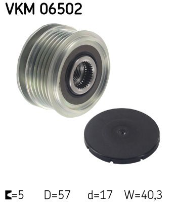 Alternator Freewheel Clutch SKF VKM 06502