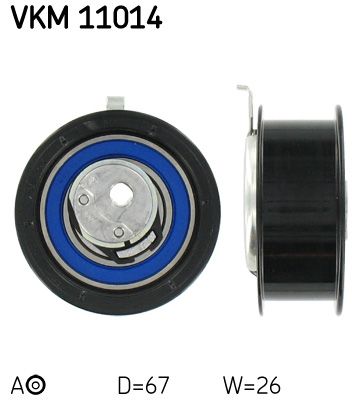 Tensioner Pulley, timing belt SKF VKM 11014