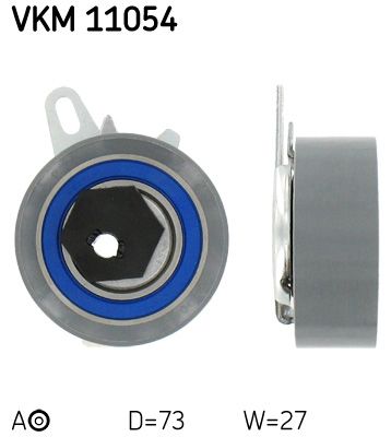 Tensioner Pulley, timing belt SKF VKM 11054