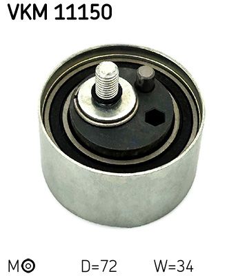Tensioner Pulley, timing belt SKF VKM 11150