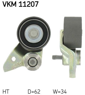 Tensioner Pulley, timing belt SKF VKM 11207