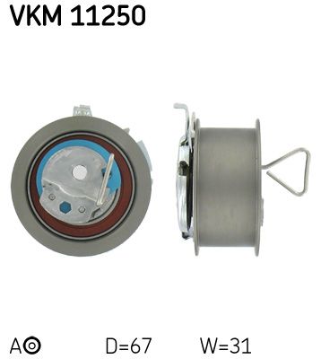 Tensioner Pulley, timing belt SKF VKM 11250