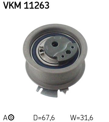 SKF VKM 11263 Tensioner Pulley, timing belt