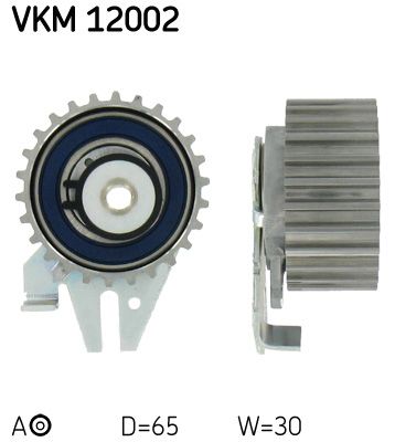 Tensioner Pulley, timing belt SKF VKM 12002