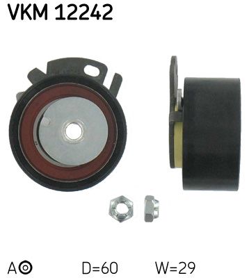Tensioner Pulley, timing belt SKF VKM 12242