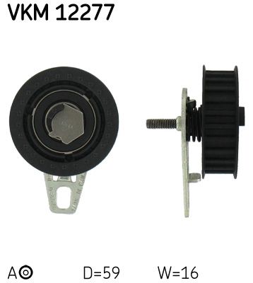 SKF VKM 12277 Tensioner Pulley, timing belt