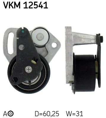 SKF VKM 12541 Tensioner Pulley, timing belt