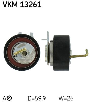 SKF VKM 13261 Tensioner Pulley, timing belt
