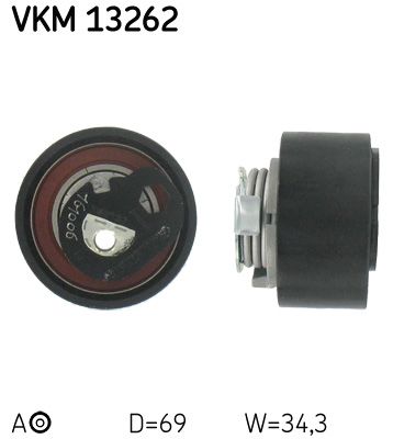 SKF VKM 13262 Tensioner Pulley, timing belt
